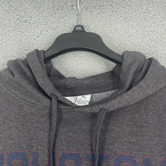 Majestic gray Houston Texans hoodie long sleeve kangaroo pocket men’s 4XL shirt - Picture 8 of 14